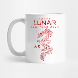 Lunar New Year 2024 The Year Of Dragon 2024 Men Women Kids Mug